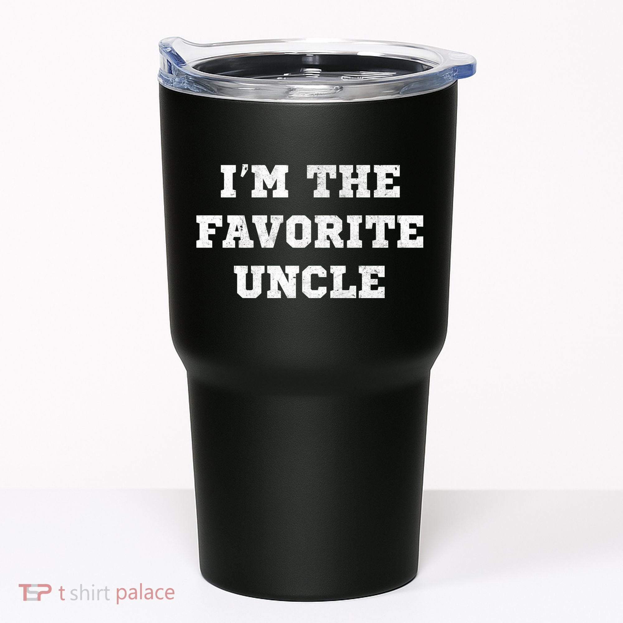 I'm The Favorite Uncle Funny Distressed Tumbler