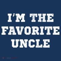 I'm The Favorite Uncle Funny Distressed Beanie thumb 2