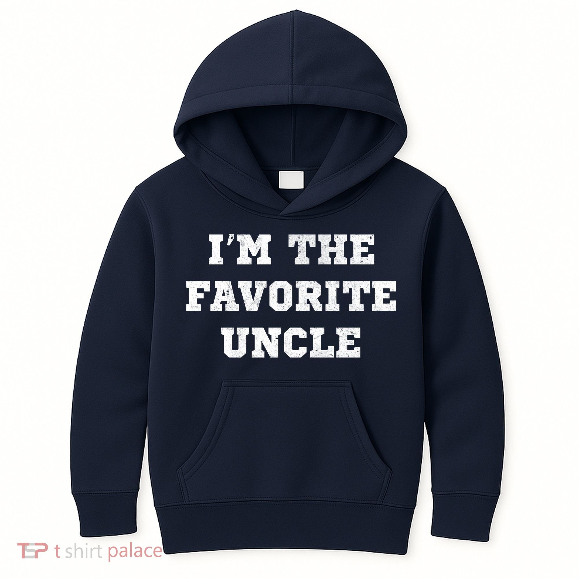 I'm The Favorite Uncle Funny Distressed Kids Hoodie