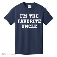 I'm The Favorite Uncle Funny Distressed Kids T-Shirt thumb 0
