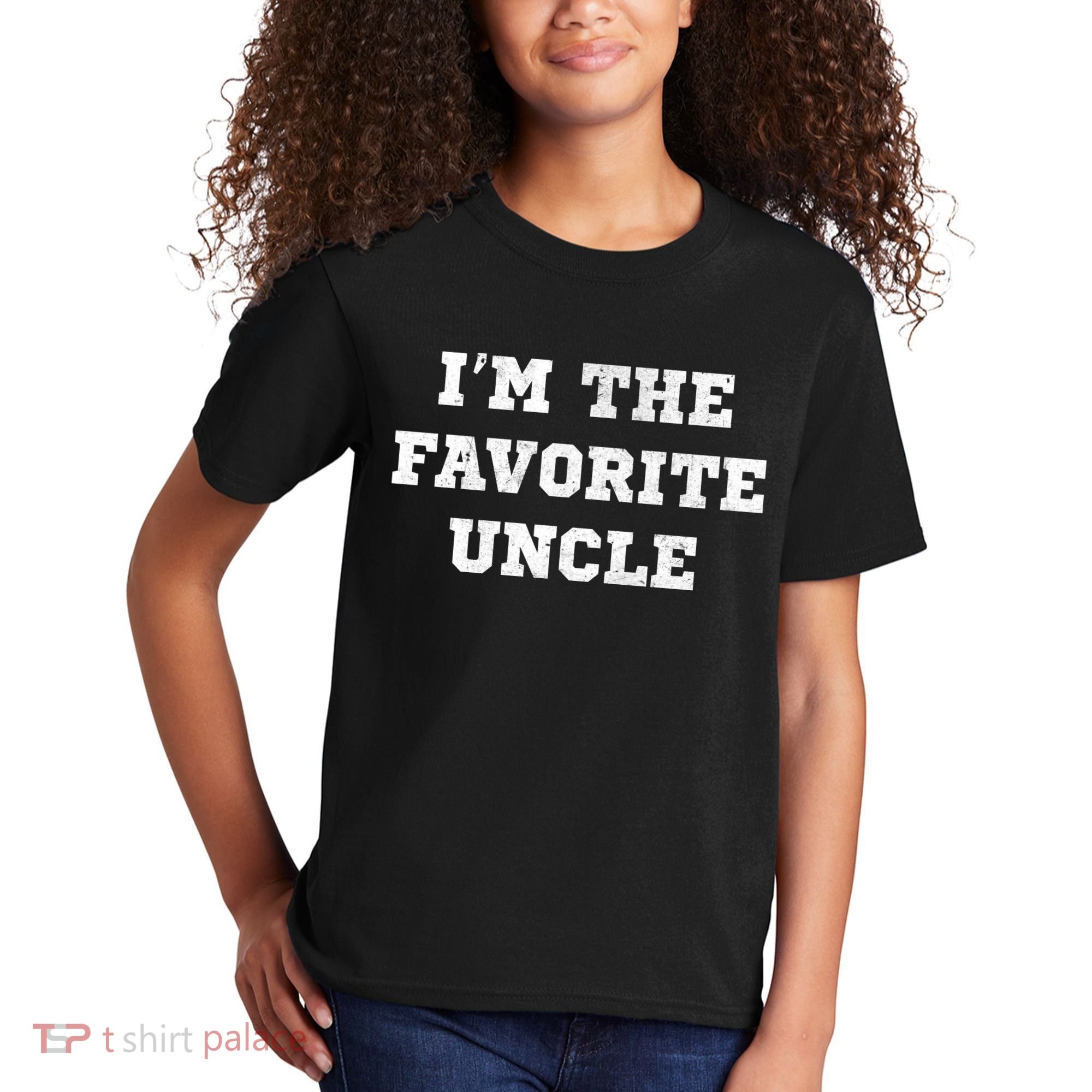 I'm The Favorite Uncle Funny Distressed Kids T-Shirt