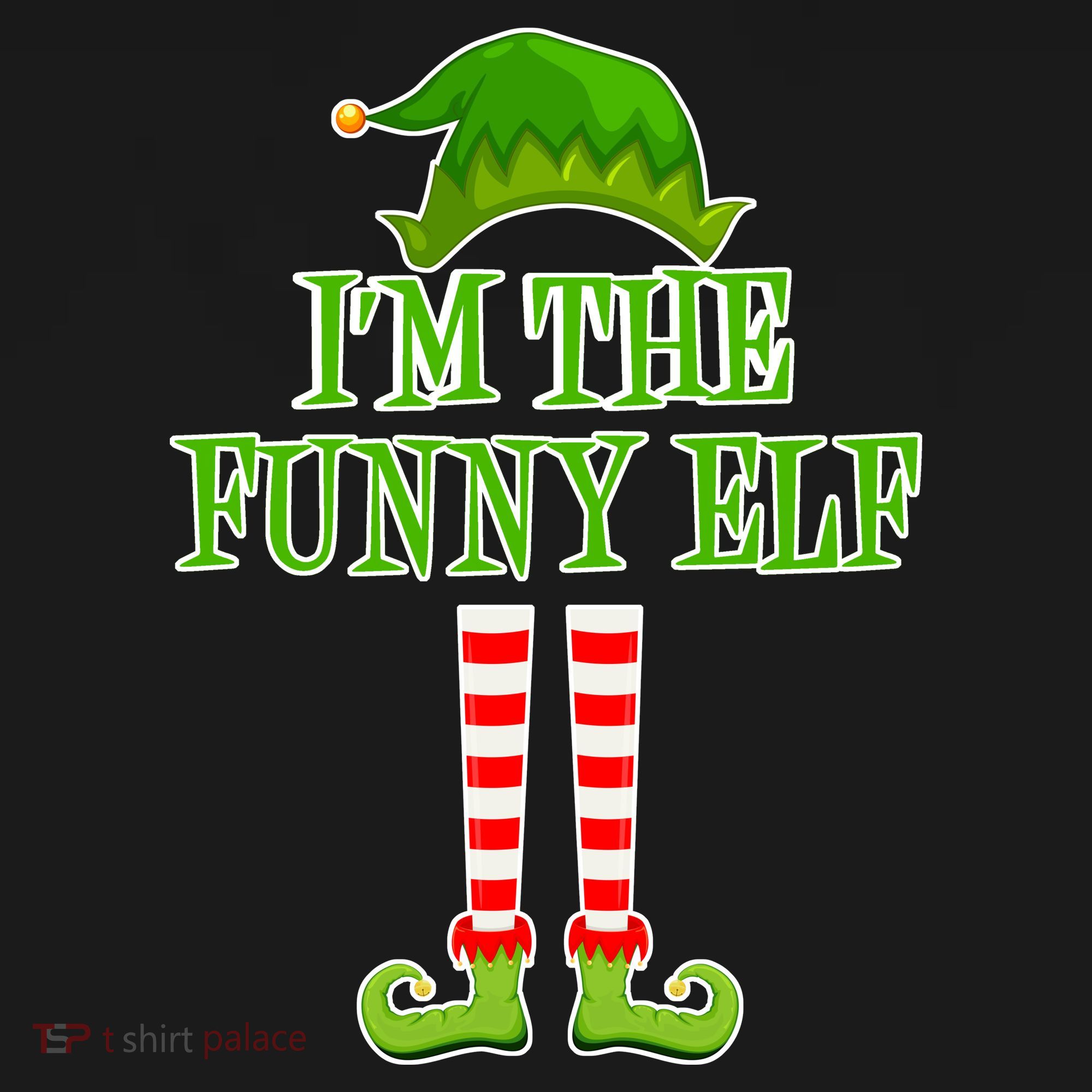 I'm The Funny Elf Matching Family Christmas Apron