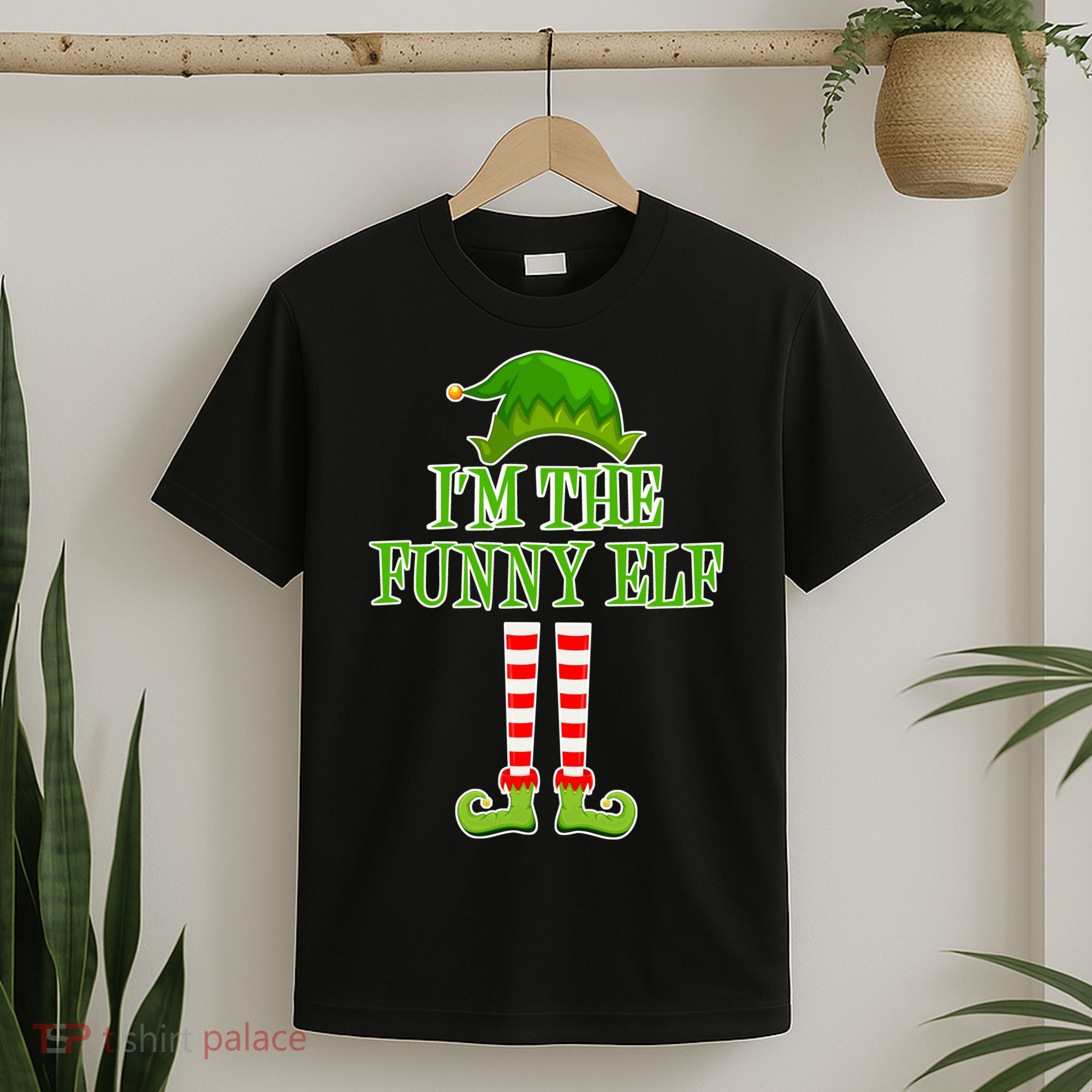I'm The Funny Elf Matching Family Christmas T-Shirt