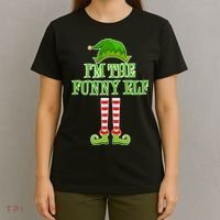 I'm The Funny Elf Matching Family Christmas T-Shirt thumb 4