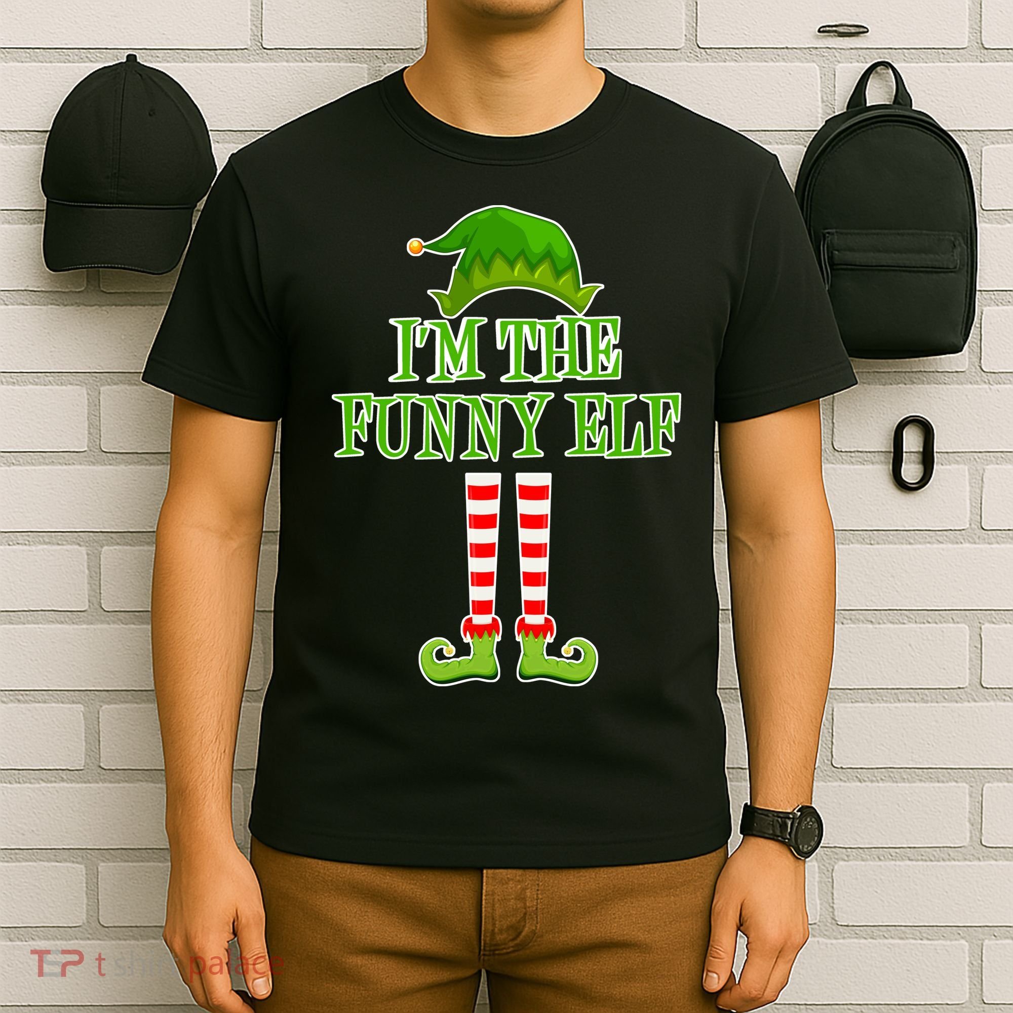 I'm The Funny Elf Matching Family Christmas T-Shirt