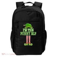 I'm The Funny Elf Matching Family Christmas Backpack thumb 0