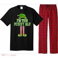 I'm The Funny Elf Matching Family Christmas Pajama Set thumb 0