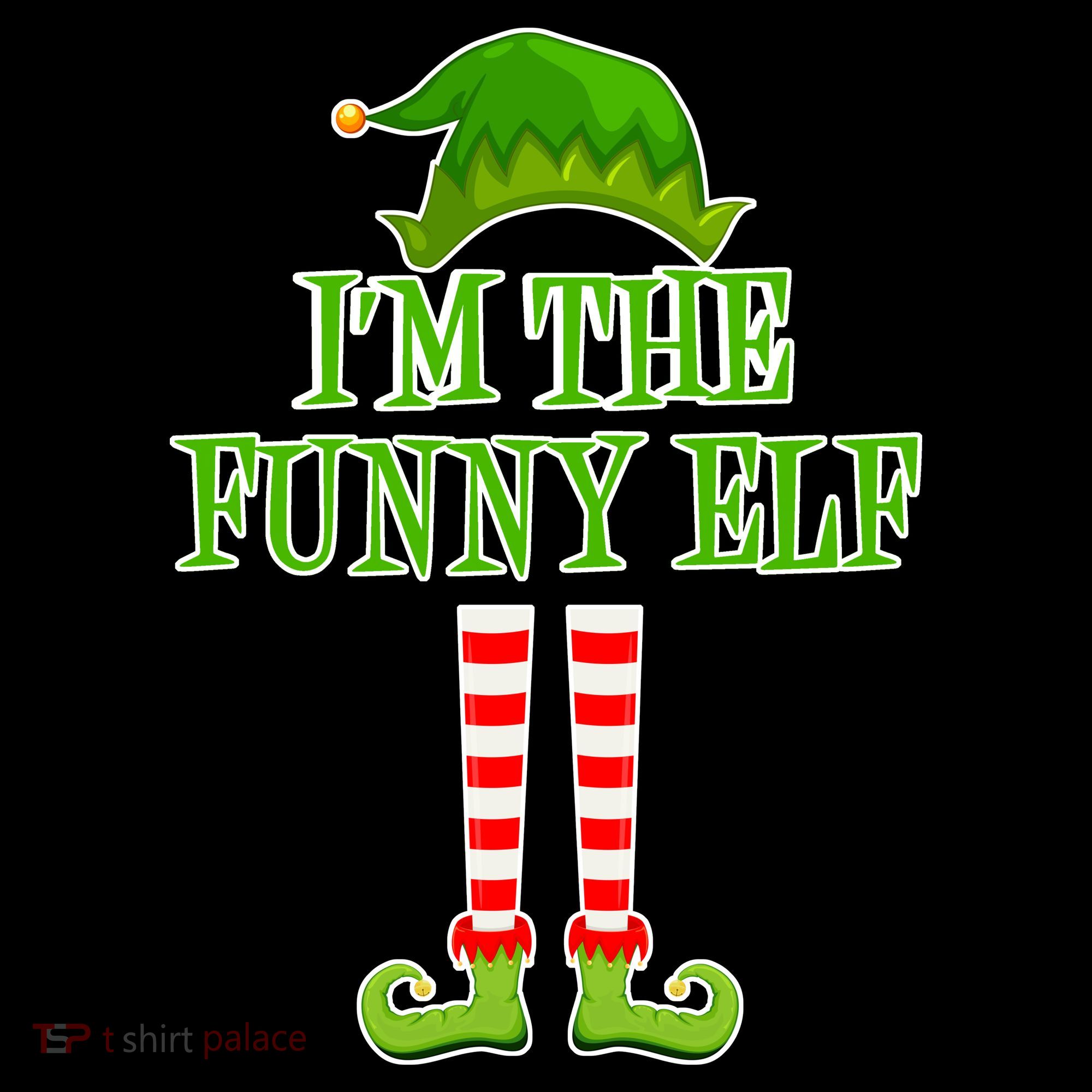 I'm The Funny Elf Matching Family Christmas Women's Hoodie