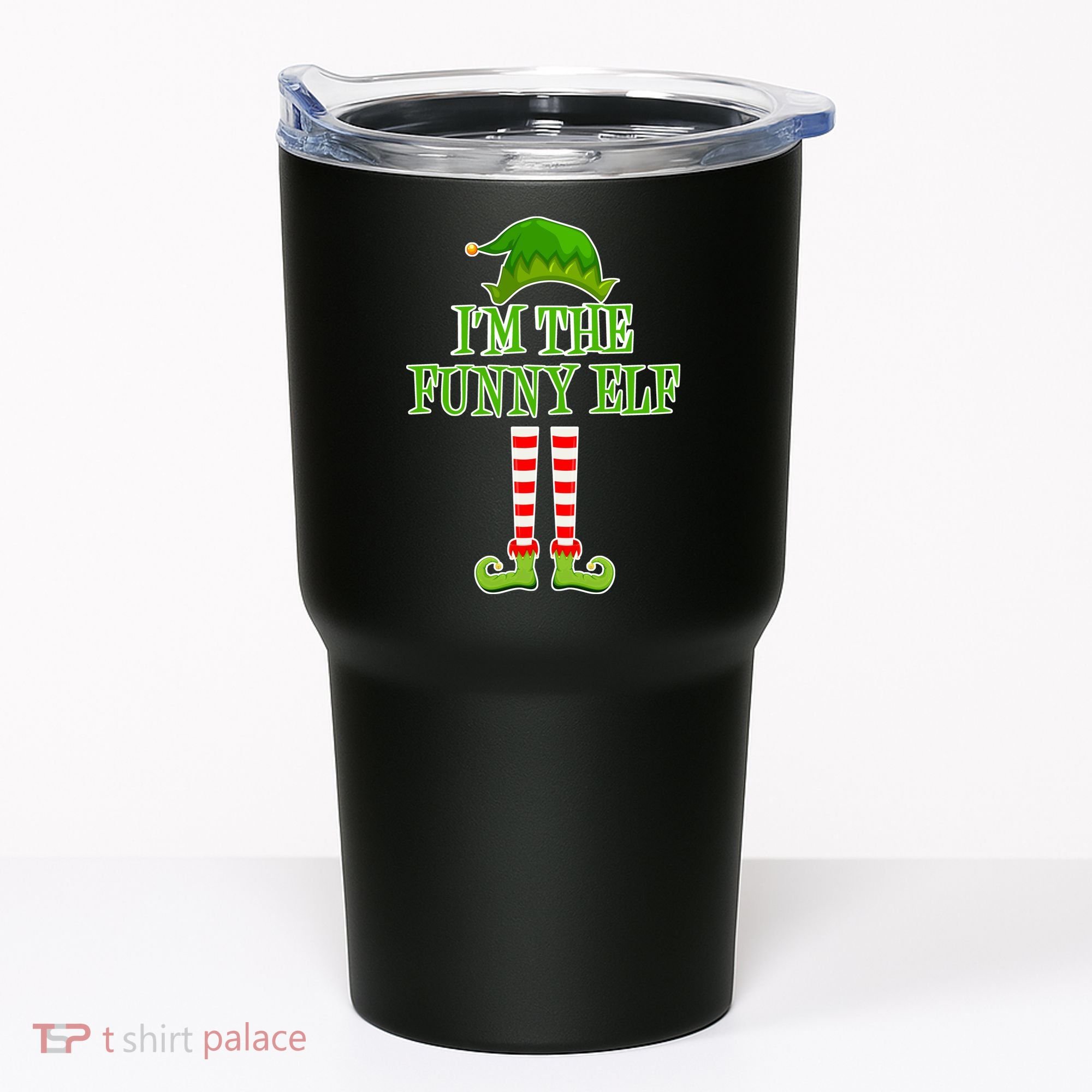 I'm The Funny Elf Matching Family Christmas Tumbler