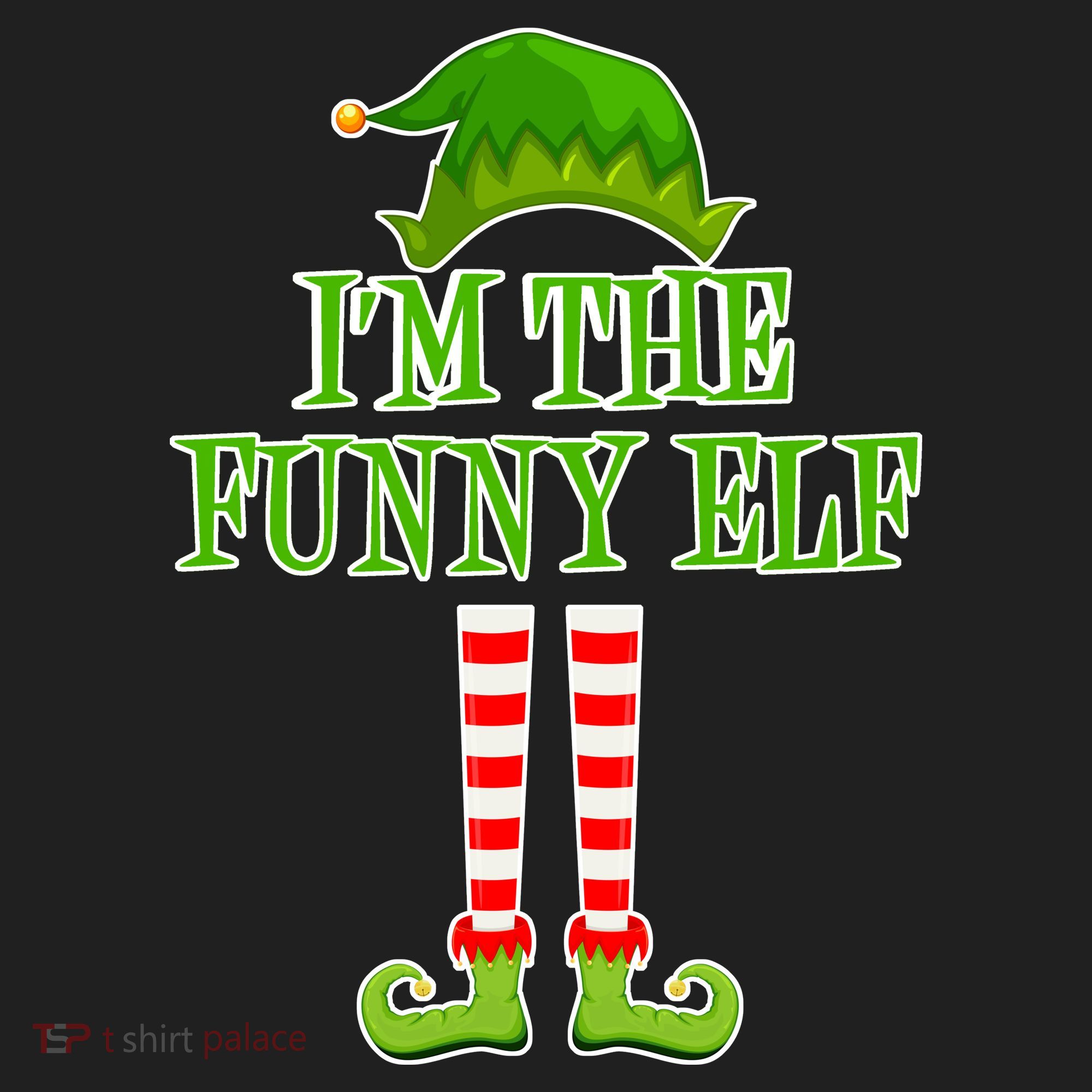 I'm The Funny Elf Matching Family Christmas Hat