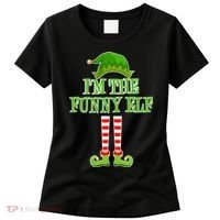 I'm The Funny Elf Matching Family Christmas Women's T-Shirt thumb 0