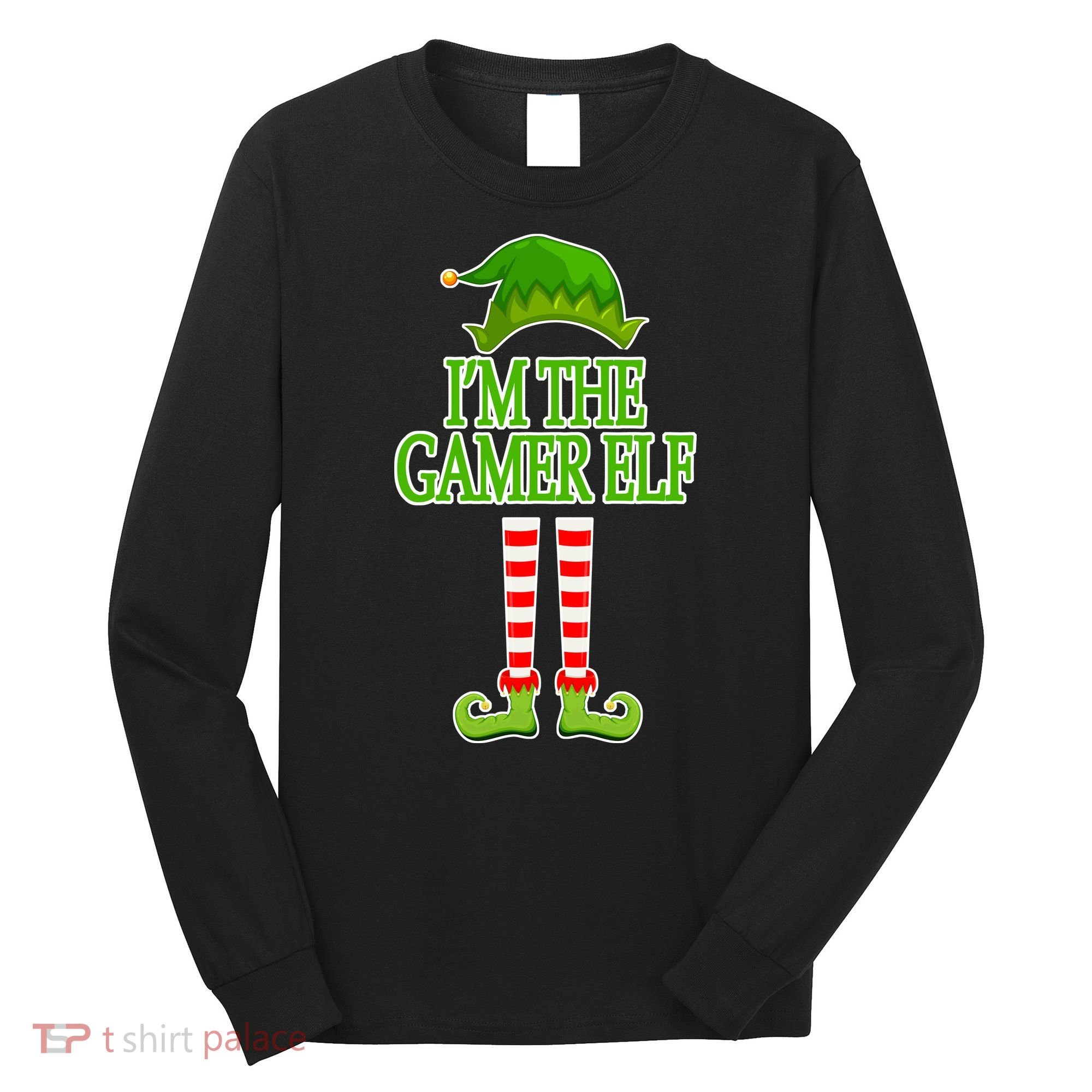 I'm The Gamer Elf Matching Family Christmas Long Sleeve Shirt