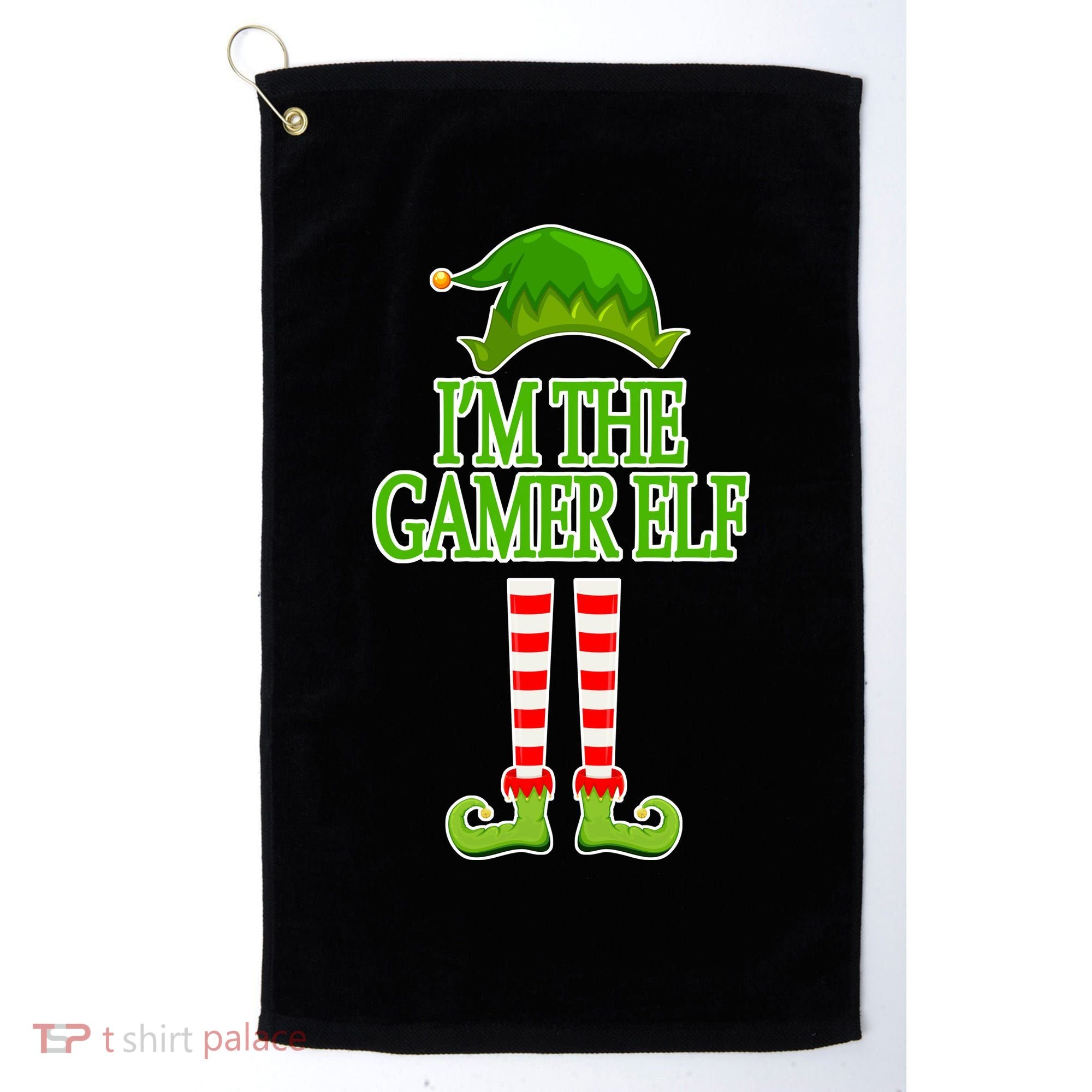 I'm The Gamer Elf Matching Family Christmas Golf Towel