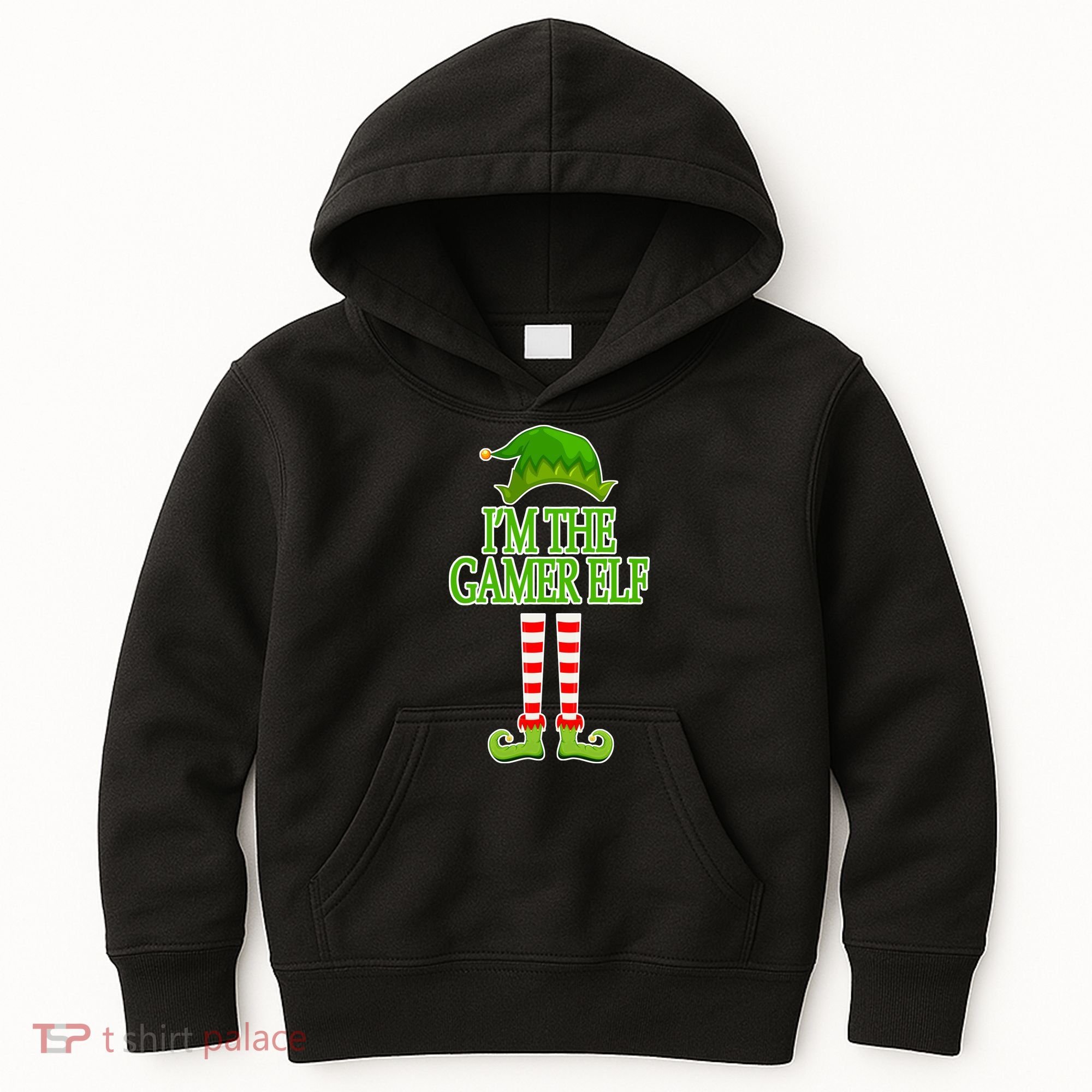 I'm The Gamer Elf Matching Family Christmas Kids Hoodie