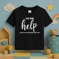 I'm the Help Could Also Be Drunk & Lost Matching Toddler T-Shirt thumb 3