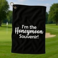 I'm The Honeymoon Souvenir Golf Towel thumb 1