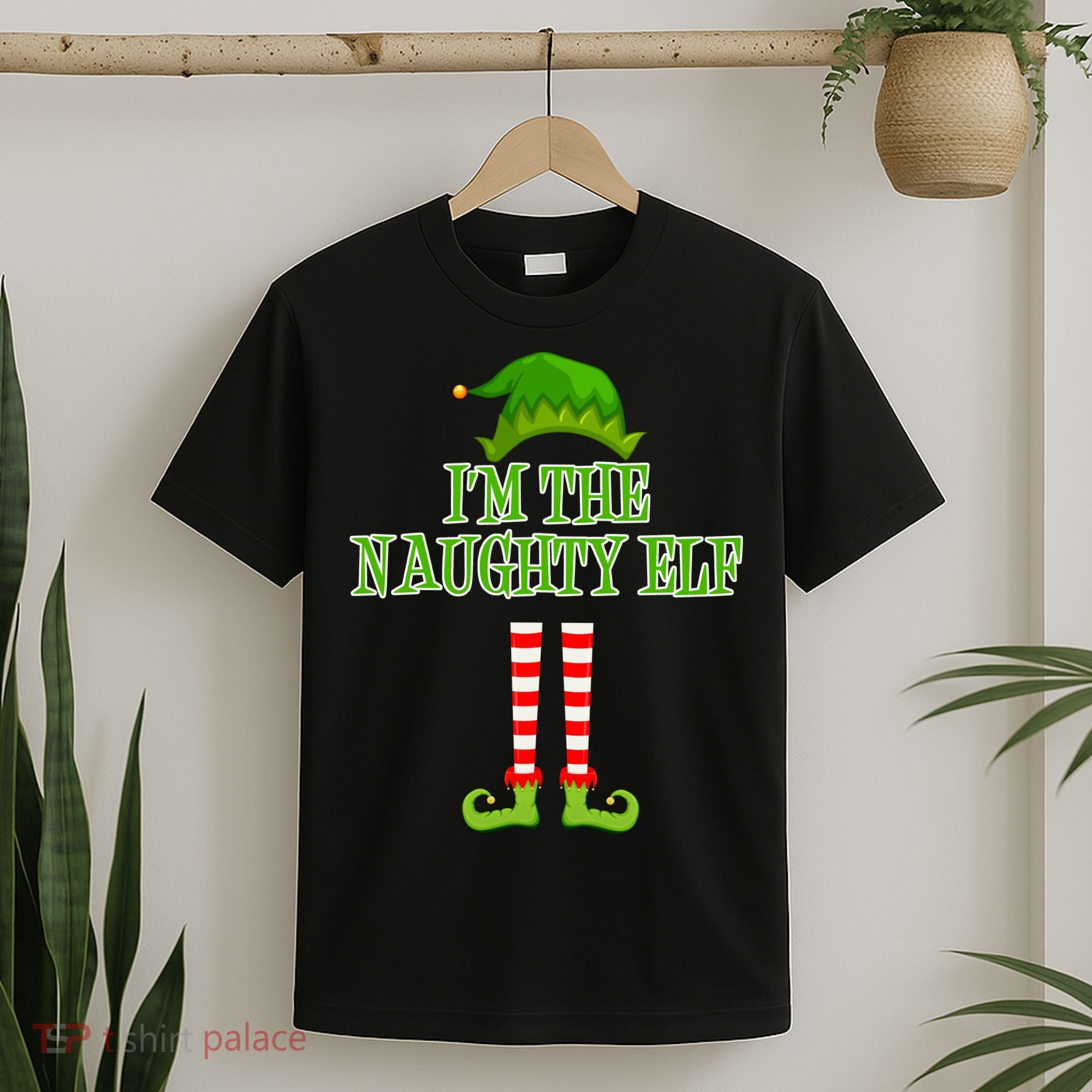 I'm The Naughty Elf Matching Family Christmas T-Shirt