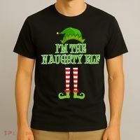 I'm The Naughty Elf Matching Family Christmas T-Shirt thumb 3