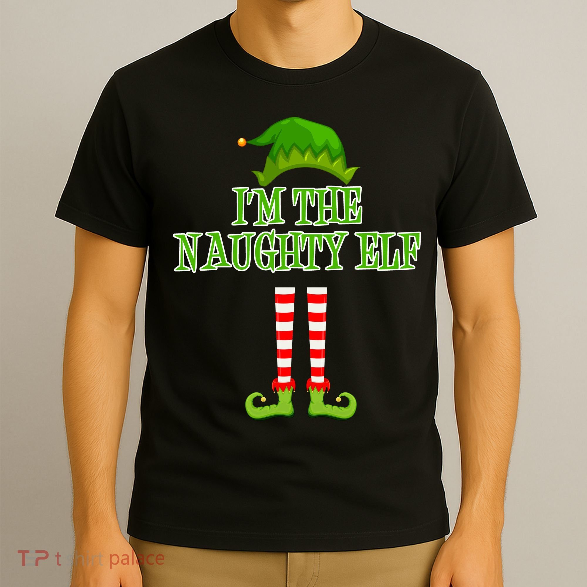 I'm The Naughty Elf Matching Family Christmas T-Shirt
