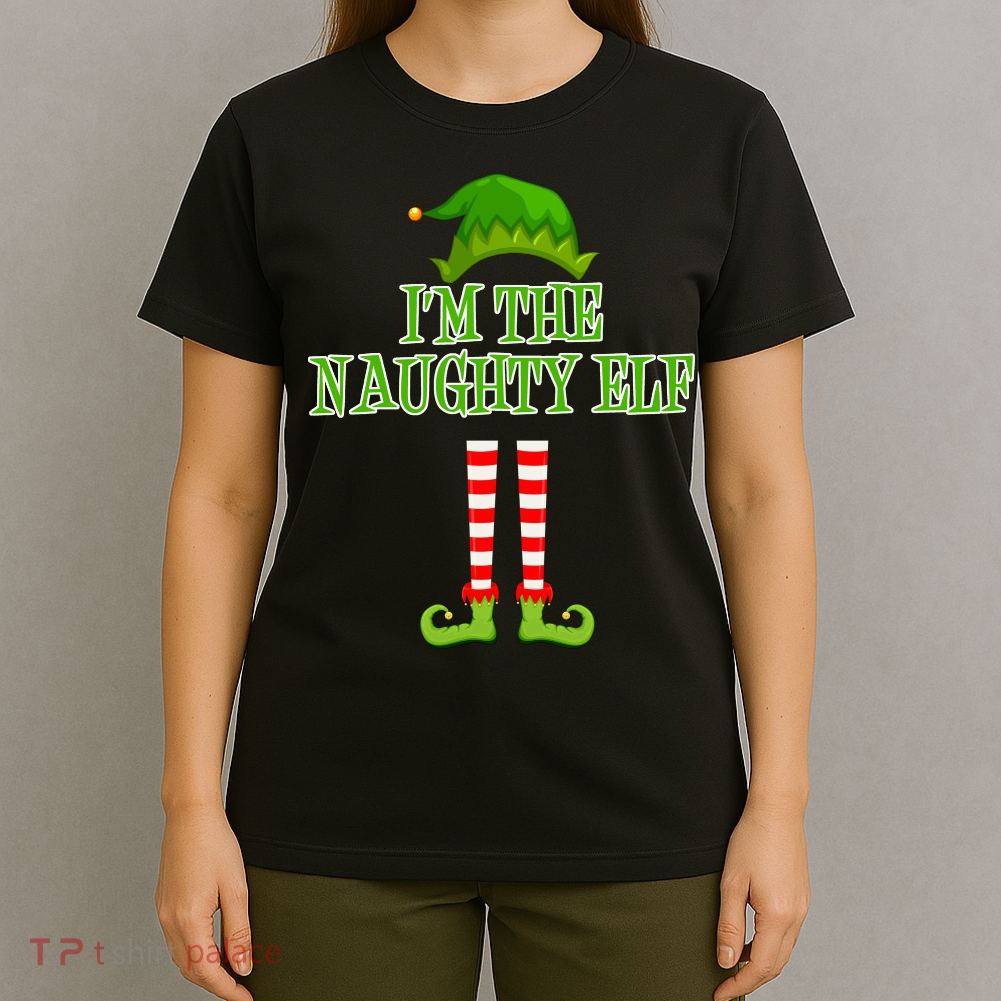 I'm The Naughty Elf Matching Family Christmas T-Shirt