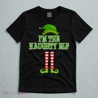 I'm The Naughty Elf Matching Family Christmas T-Shirt thumb 5