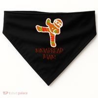 I'm The Ninjabread Man Funny Gingerbread USA-Made Doggie Bandana thumb 0
