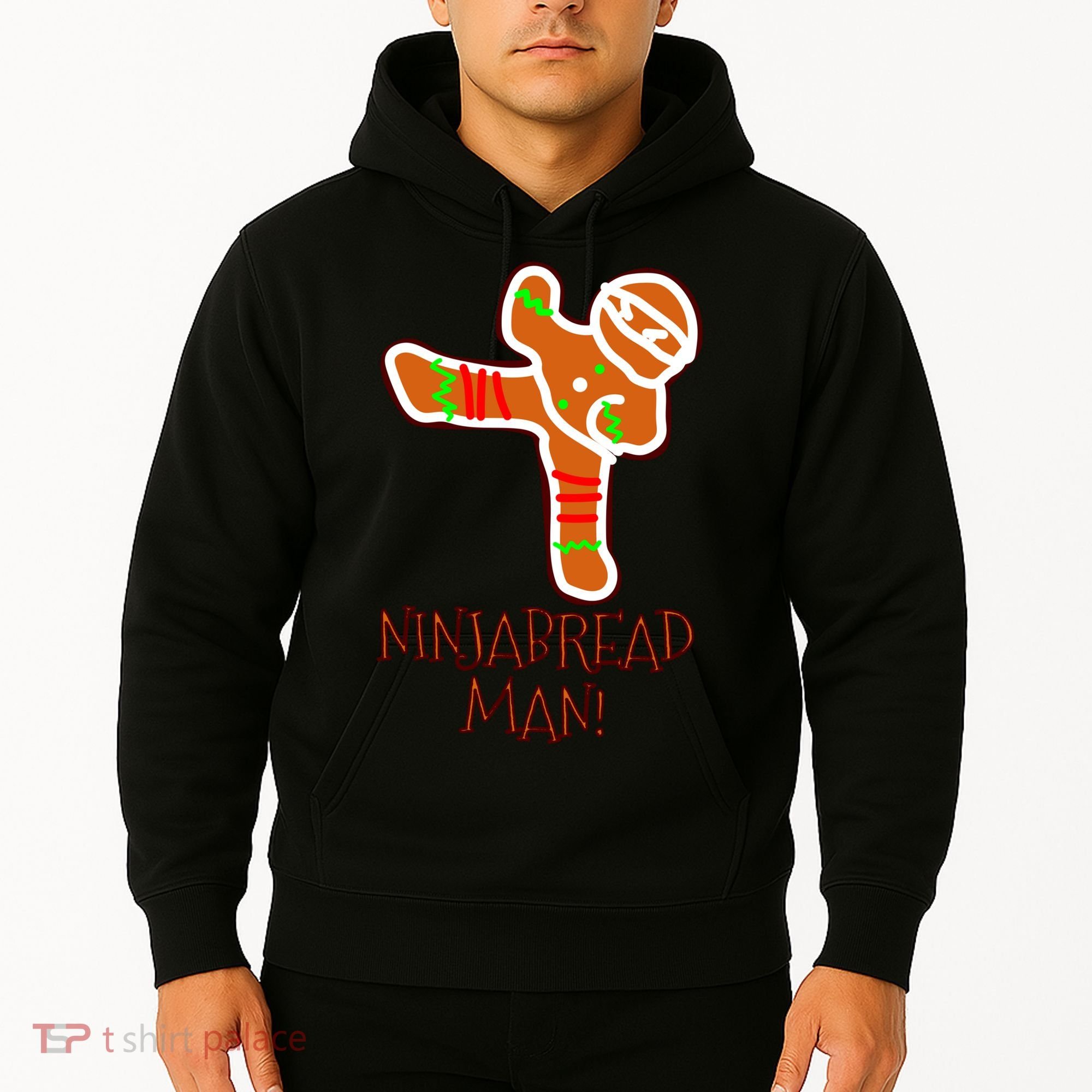 I'm The Ninjabread Man Funny Gingerbread Hoodie