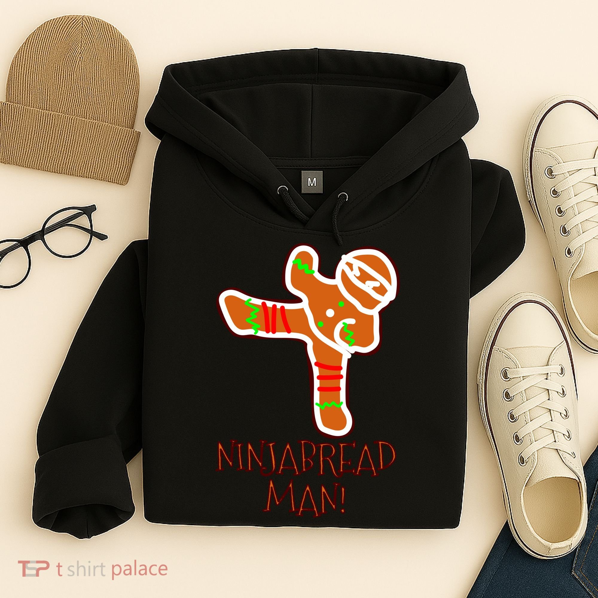 I'm The Ninjabread Man Funny Gingerbread Hoodie