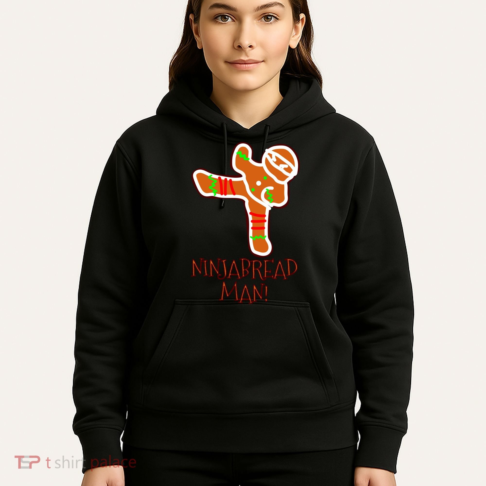 I'm The Ninjabread Man Funny Gingerbread Hoodie