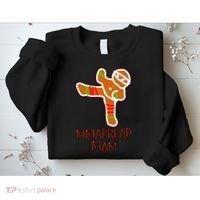 I'm The Ninjabread Man Funny Gingerbread Sweatshirt thumb 2