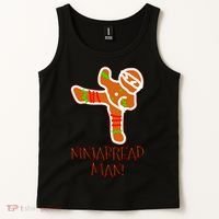 I'm The Ninjabread Man Funny Gingerbread Tank Top thumb 2