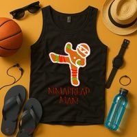 I'm The Ninjabread Man Funny Gingerbread Tank Top thumb 4