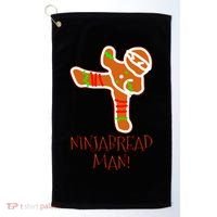 I'm The Ninjabread Man Funny Gingerbread Golf Towel thumb 0