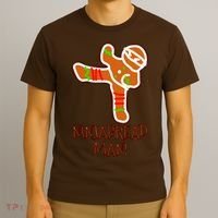 I'm The Ninjabread Man Funny Gingerbread T-Shirt thumb 3