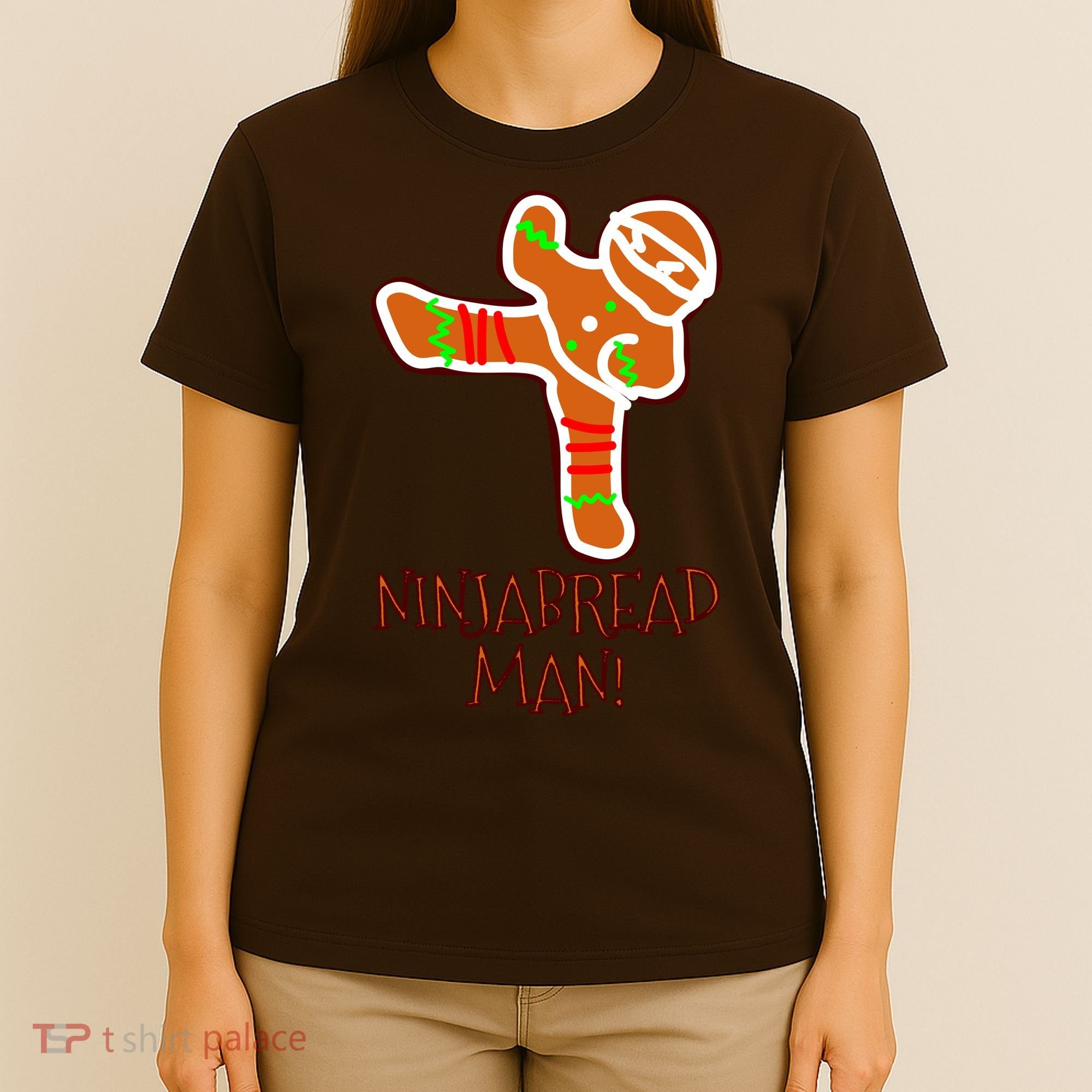 I'm The Ninjabread Man Funny Gingerbread T-Shirt