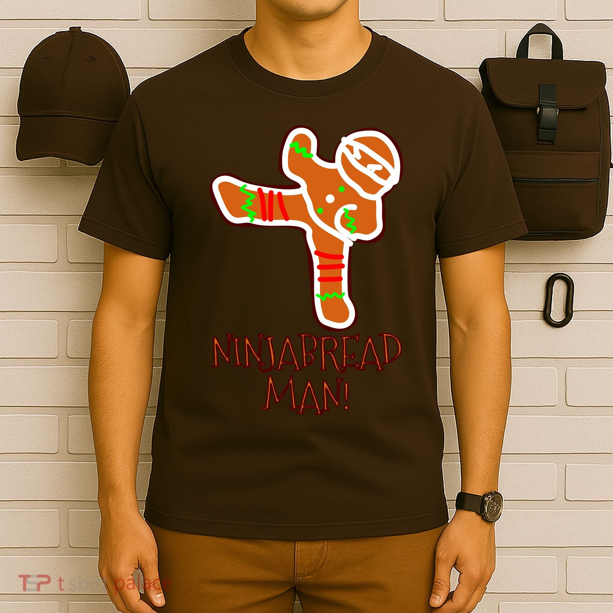 I'm The Ninjabread Man Funny Gingerbread T-Shirt