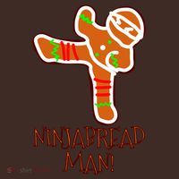 I'm The Ninjabread Man Funny Gingerbread Coaster thumb 2