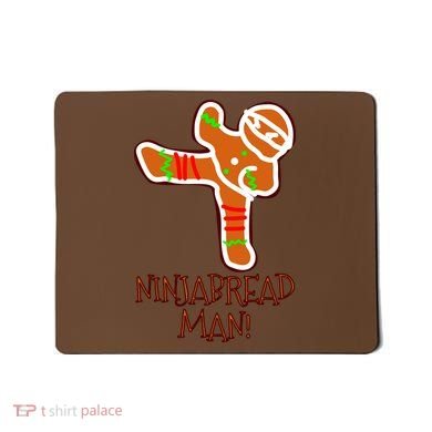 I'm The Ninjabread Man Funny Gingerbread Mousepad