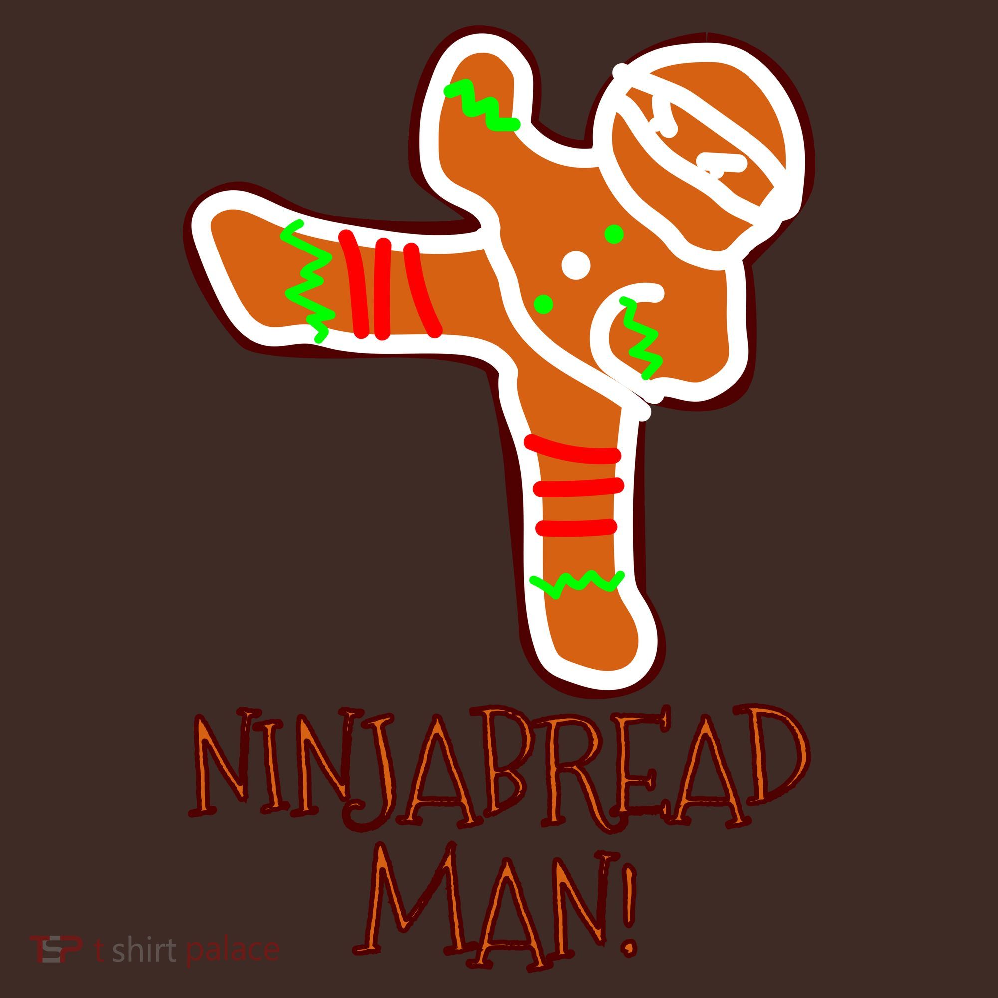I'm The Ninjabread Man Funny Gingerbread Kids Hoodie