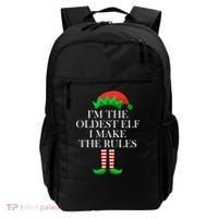 I'm The Oldest Elf I Make The Rules Matching Christmas Backpack thumb 0