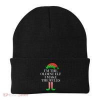 I'm The Oldest Elf I Make The Rules Matching Christmas Beanie thumb 0