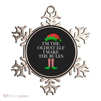 I'm The Oldest Elf I Make The Rules Matching Christmas Ornament