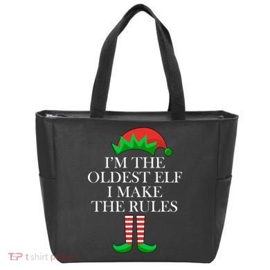 I'm The Oldest Elf I Make The Rules Matching Christmas Tote Bag