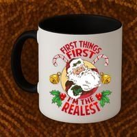 I'm The Realest Santa Claus Coffee Mug thumb 2