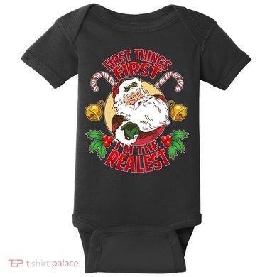 I'm The Realest Santa Claus Baby Bodysuit