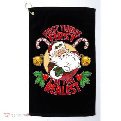 I'm The Realest Santa Claus Golf Towel