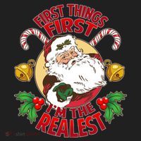 I'm The Realest Santa Claus Golf Towel thumb 3
