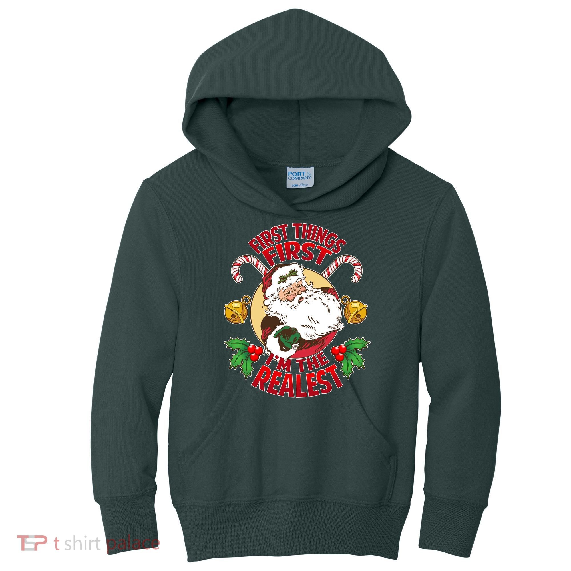 I'm The Realest Santa Claus Kids Hoodie