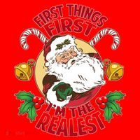 I'm The Realest Santa Claus Santa Hat thumb 1