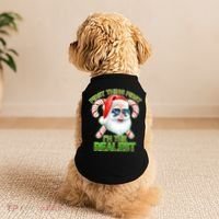 I'm The Realest Santa Claus Christmas Candy Doggie Tank thumb 2